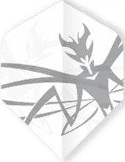 Unicorn Core 75 Flights Std. Mantis Clear Wit 3 Stuks
