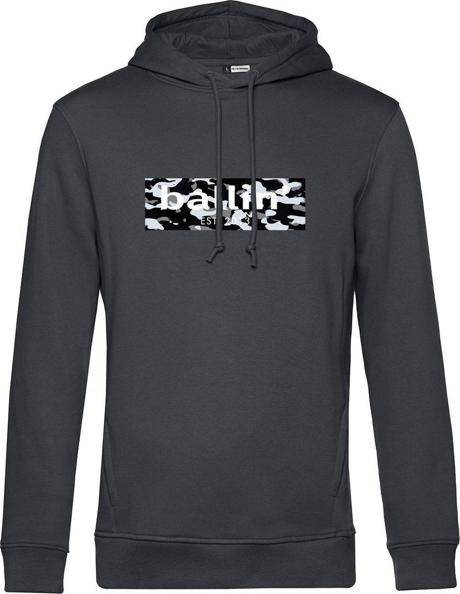 Ballin Est. 2013 - Heren Hoodies Camo Block Hoodie - Grijs - Maat L