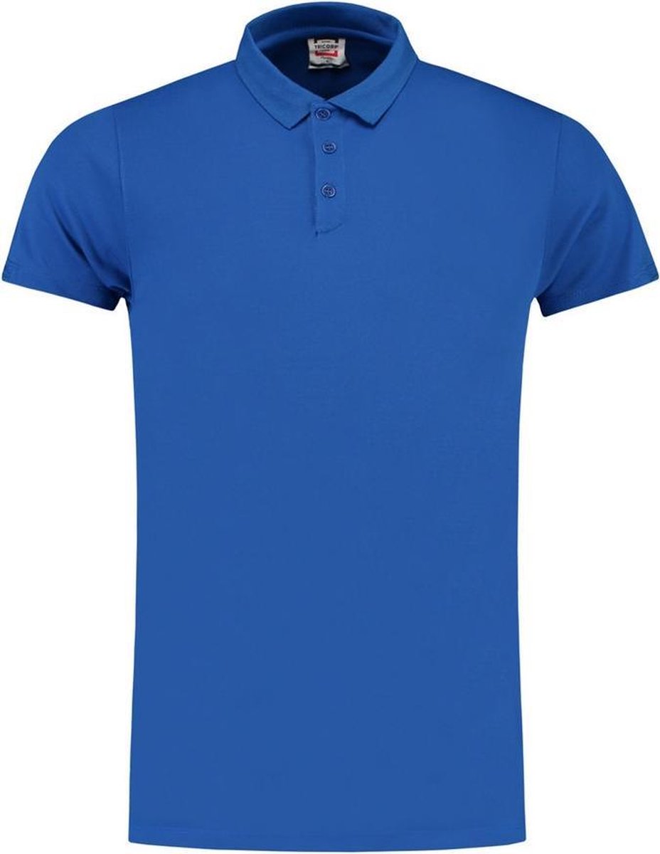 Tricorp 201001 Poloshirt Cooldry Bamboe Slim Fit Royalblue maat XXL