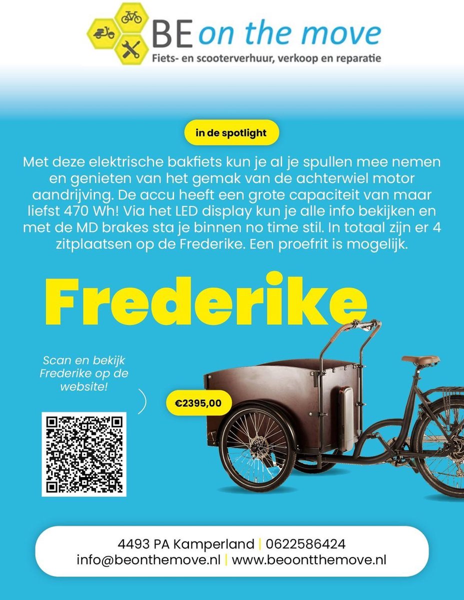 Bakfiets Frederike
