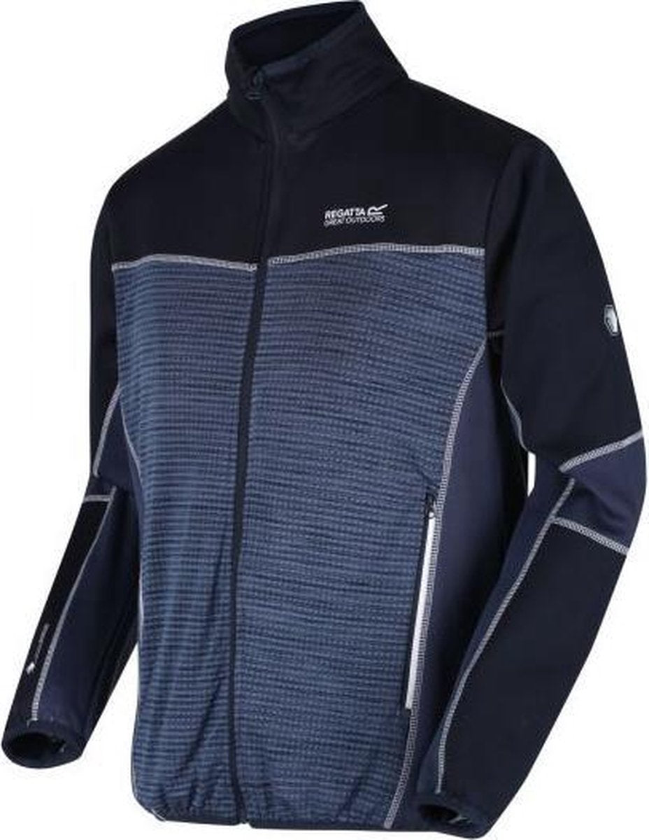 Yare III softshell stretch tussenlaag met rits over de volle lengte van Regatta voor Heren