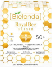 50+ Gezichtscremé - Bielenda - Royal Bee Elixir - 50ml - bee peptide anti age complex - Met Honing - Dag en Nachtcrème