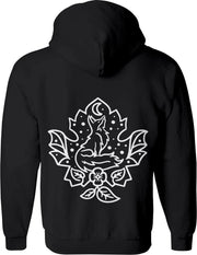 Vos vest Heren – Simpel Vosje vest met capuchon Dames – Perfect Sweatvest Vossen Wildlife - Dieren  vest Vosjes Cadeau – Dierenkop hoodie met rits - Maat XXL