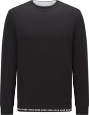 Hugo Boss Heren Sweatshirt - Salbo - Zwart - S