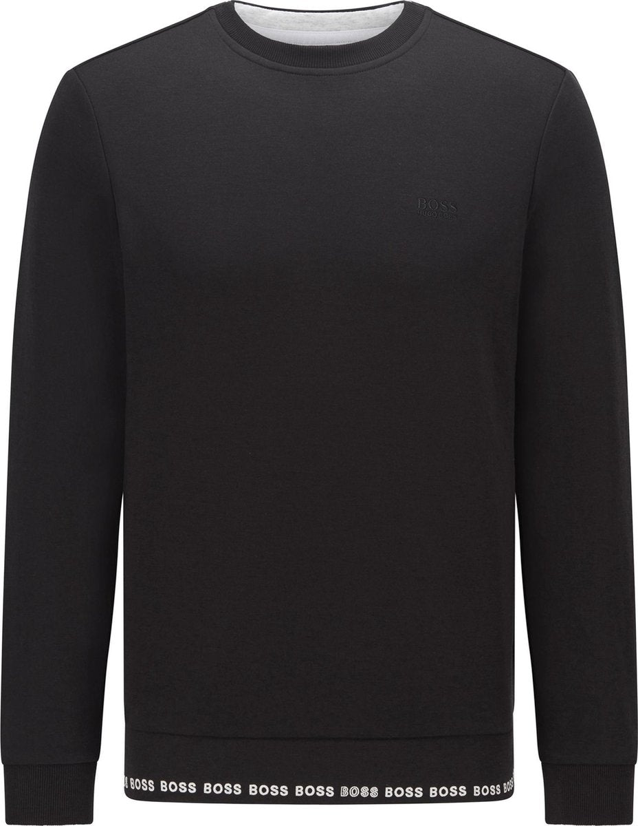 Hugo Boss Heren Sweatshirt - Salbo - Zwart - S