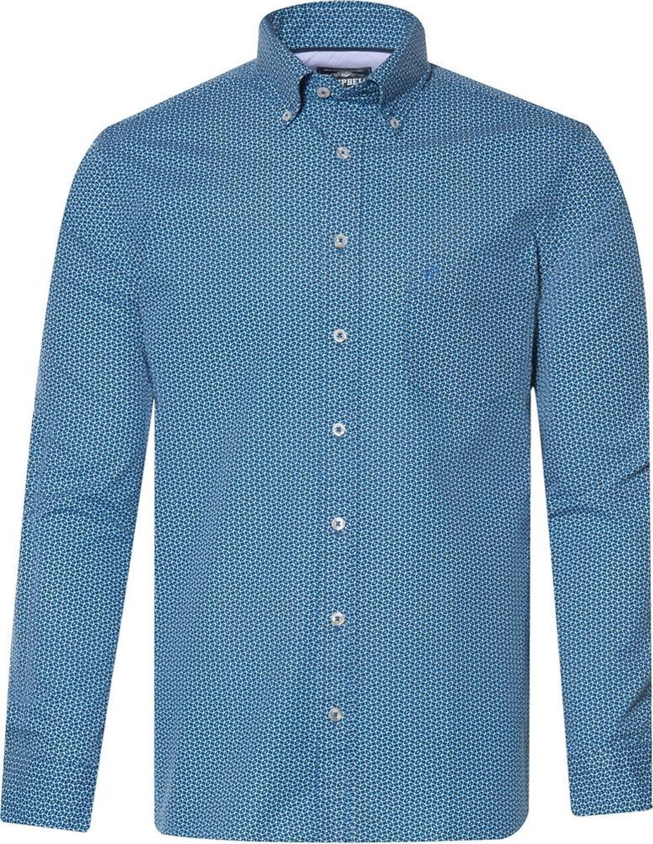 Campbell Classic Casual Overhemd Heren lange mouw