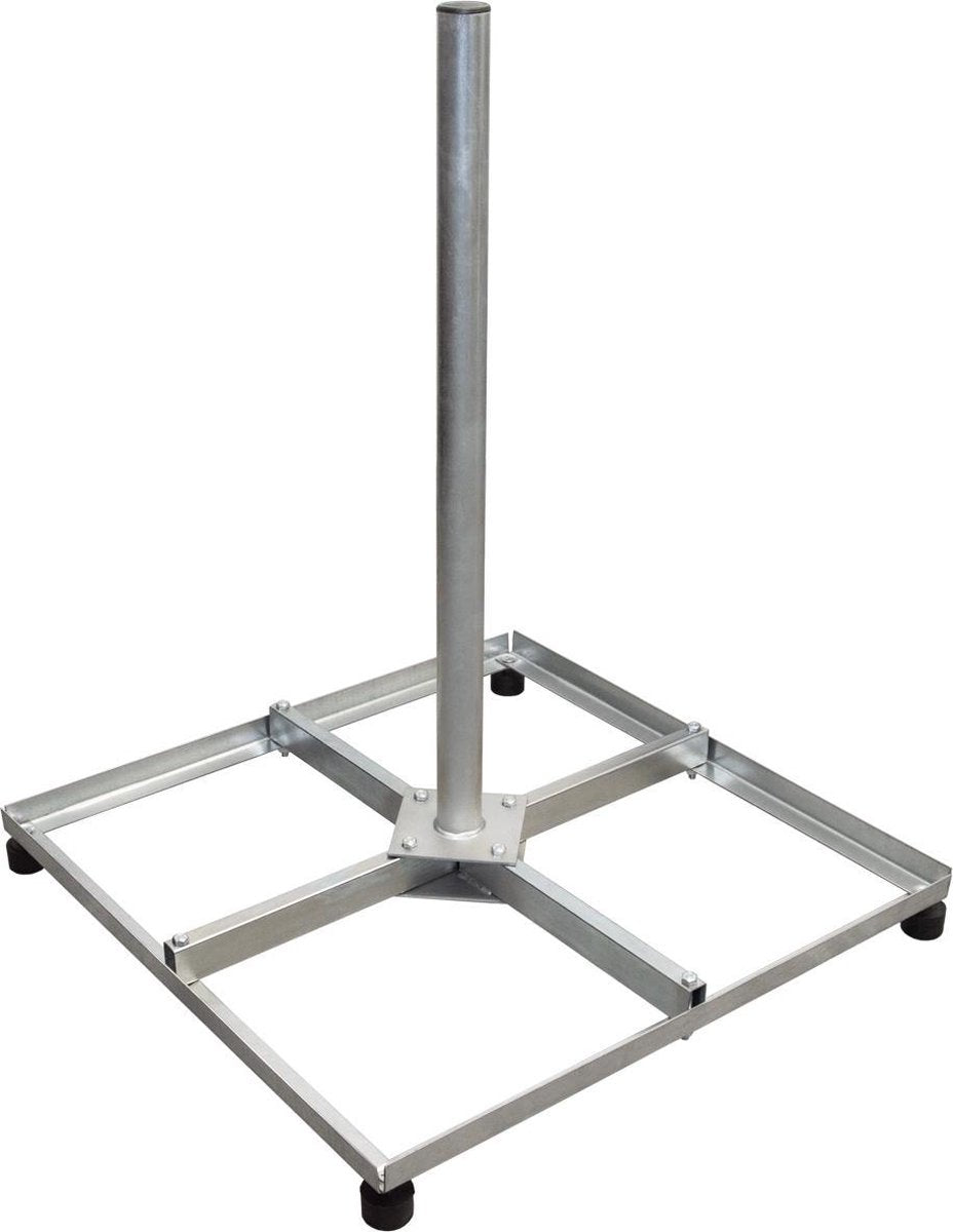 Blueqon De Montabel Tegelvoet 30X30 Hoogte 75 CM | 42 Ø - Antenne Montagebeugels