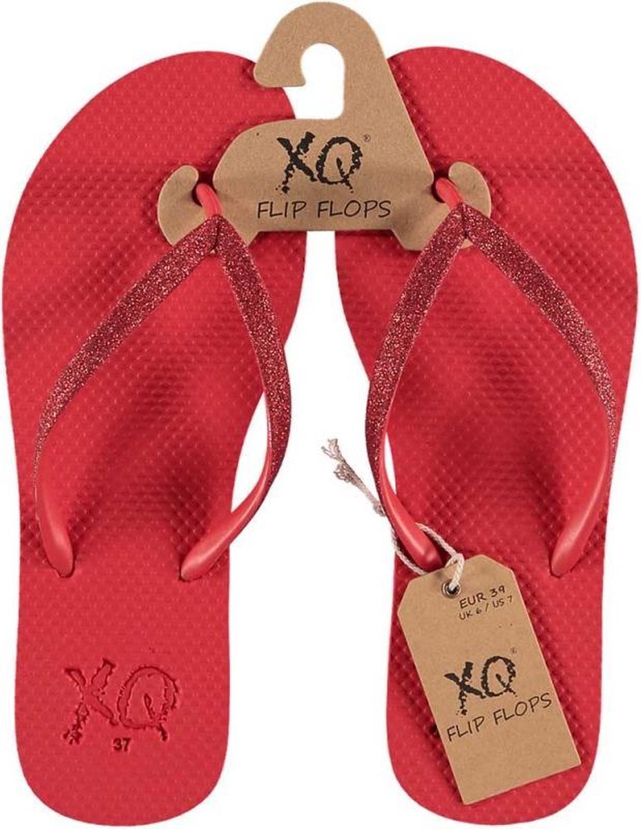XQ Flipflops - Dames teenslippers - Rood - Maat 38