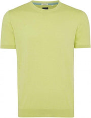 Tresanti Heren Pullover Korte Mouw Ronde Hals Geel Regular Fit - 3XL