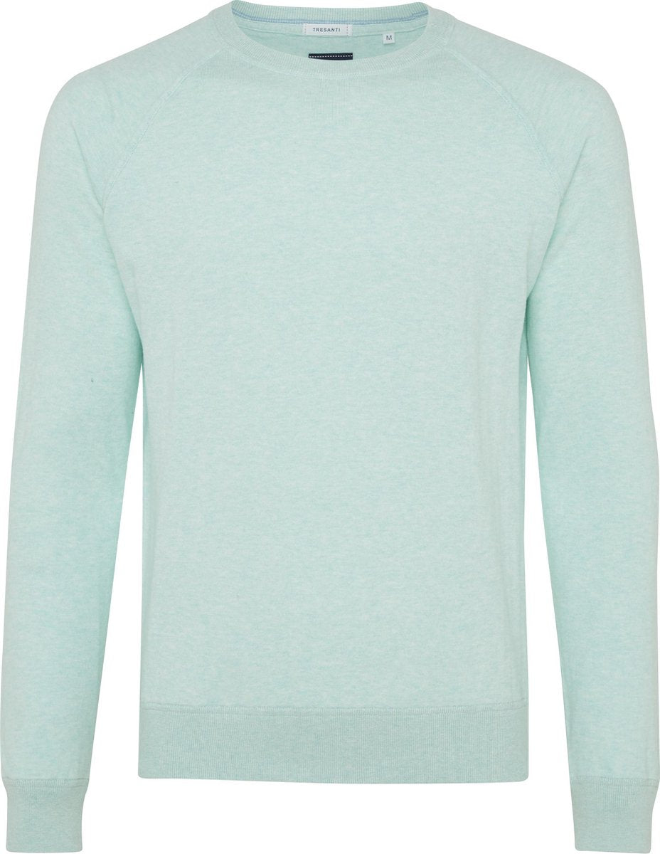 Tresanti Heren Pullover Ronde Hals Mintgroen Regular Fit - S