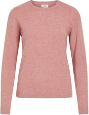 Objthess L/s O-neck Knit Pullover N 23034469 Ash Rose