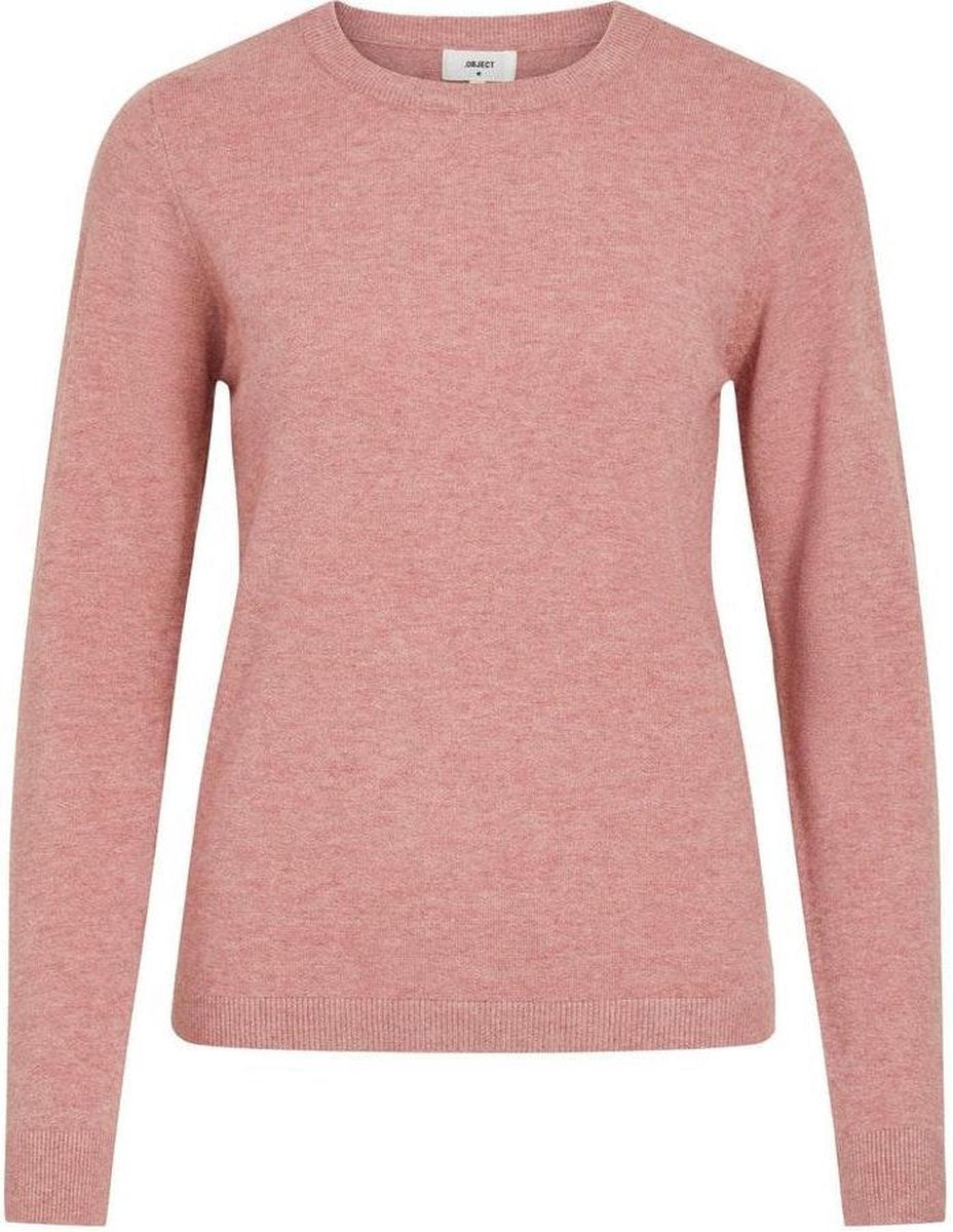 Objthess L/s O-neck Knit Pullover N 23034469 Ash Rose