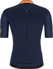 Santini Colore S/S Fietsshirt - Maat XXL  - Mannen - donkerblauw