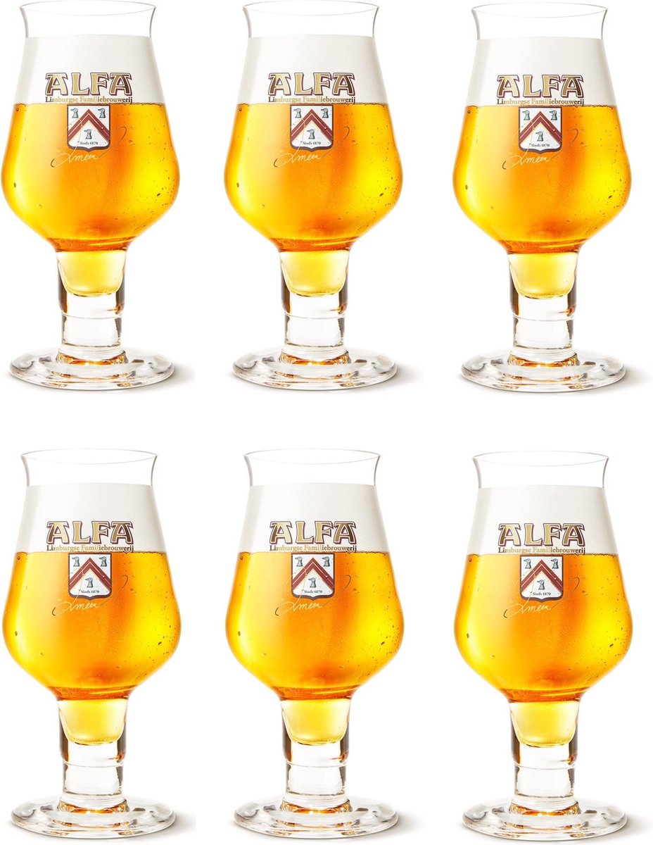 Alfa Bierglas Sommelier 330 ml - 6 Stuks