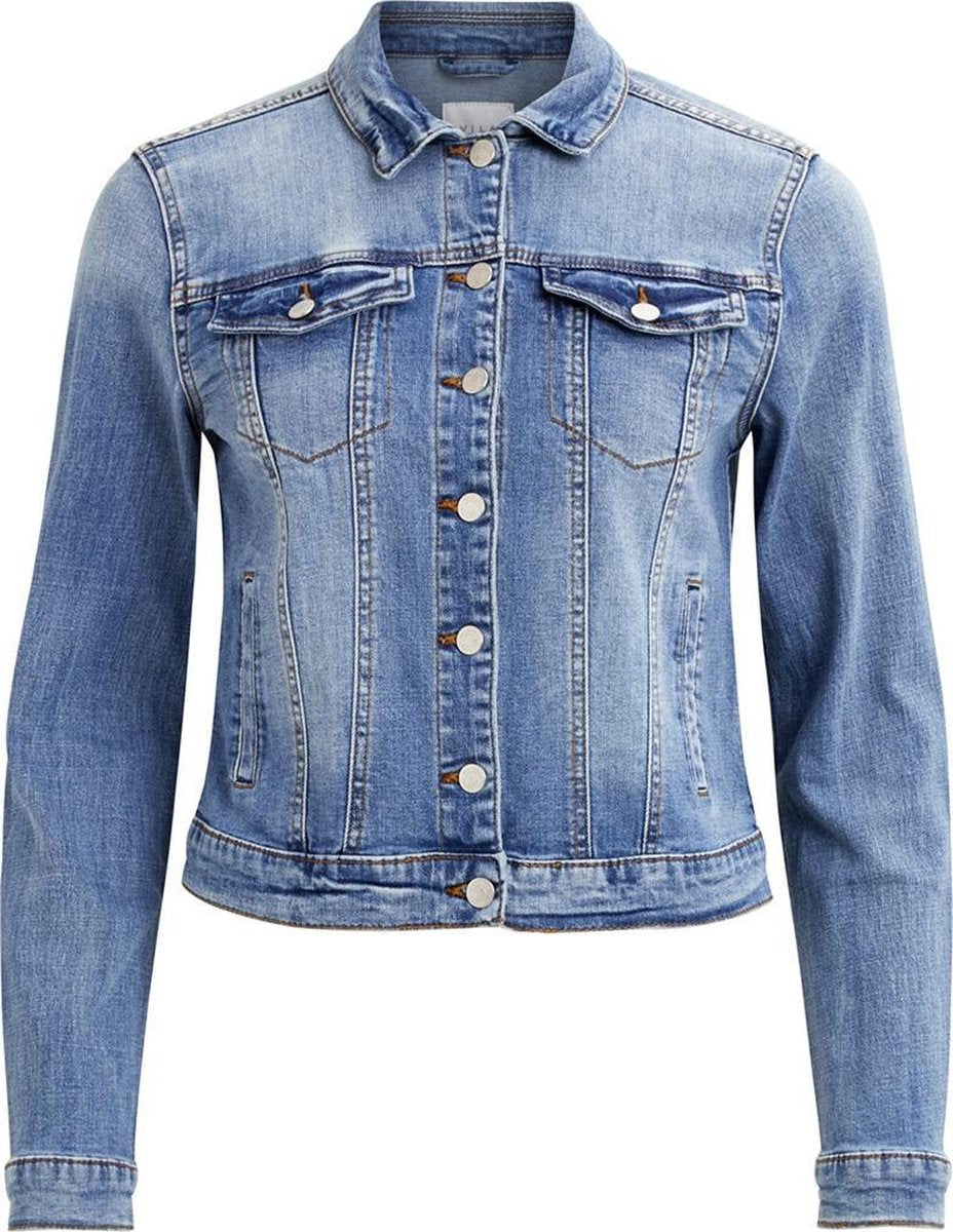 Spijkerjas Vila Blue denim - Denim Jacket - Spijkerjack - maat 34