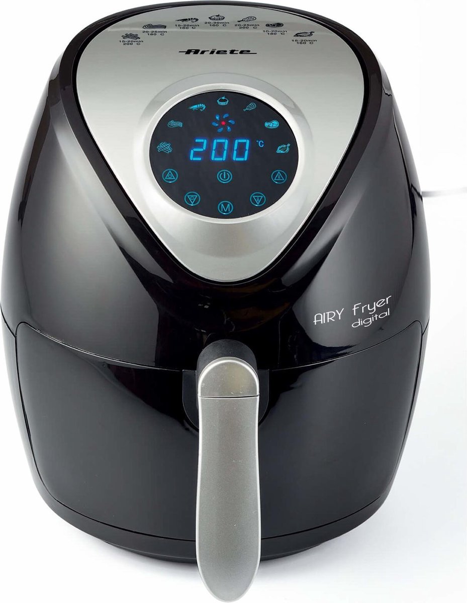 Ariete Airy Fryer Digital Heteluchtfriteuse Enkel Black