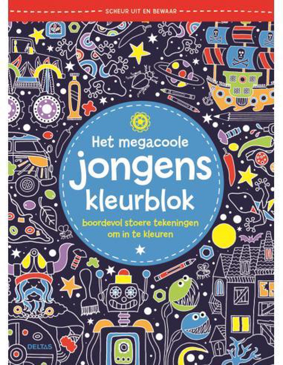 Deltas Het megacoole jongens kleurblok