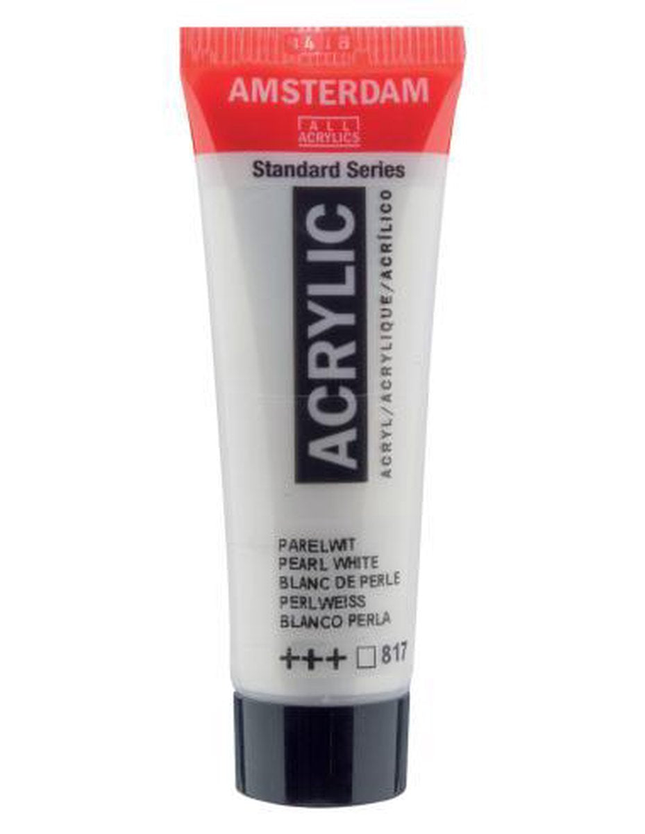 Acrylverf - 817 - Parel wit - Amsterdam - 20ml