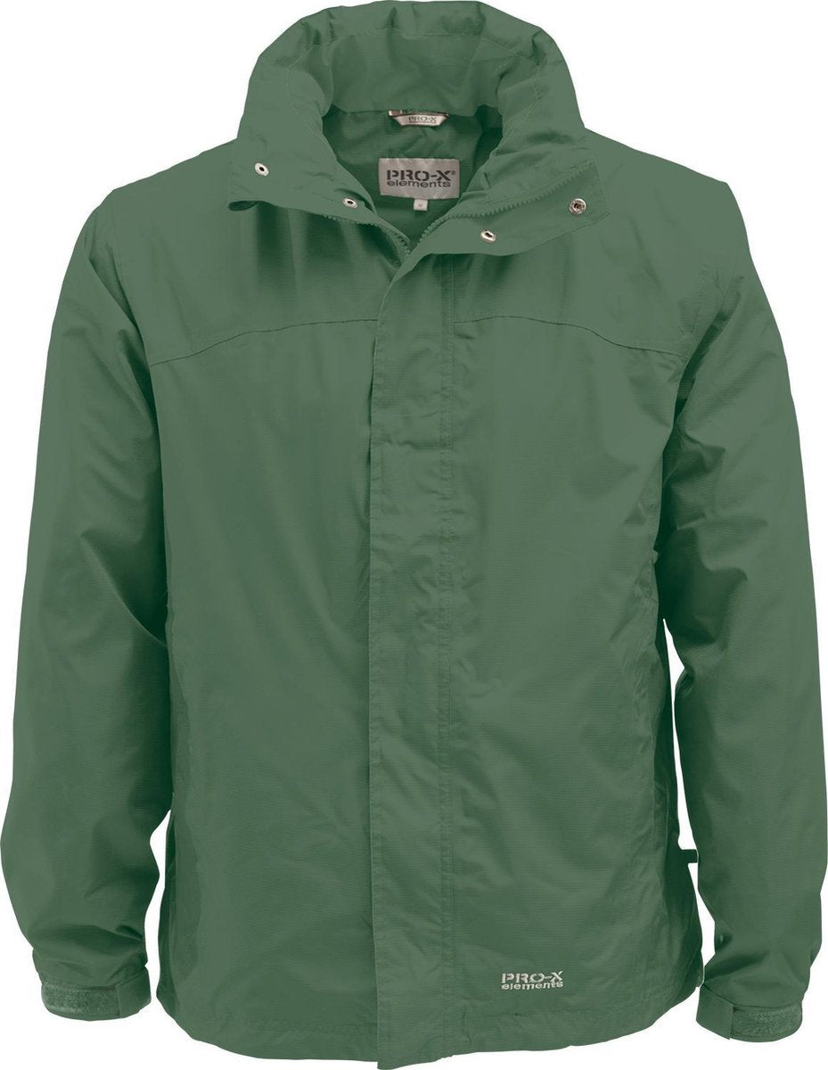 Pro-x Elements Regenjas Meran Heren Polyester Donkergroen Mt L