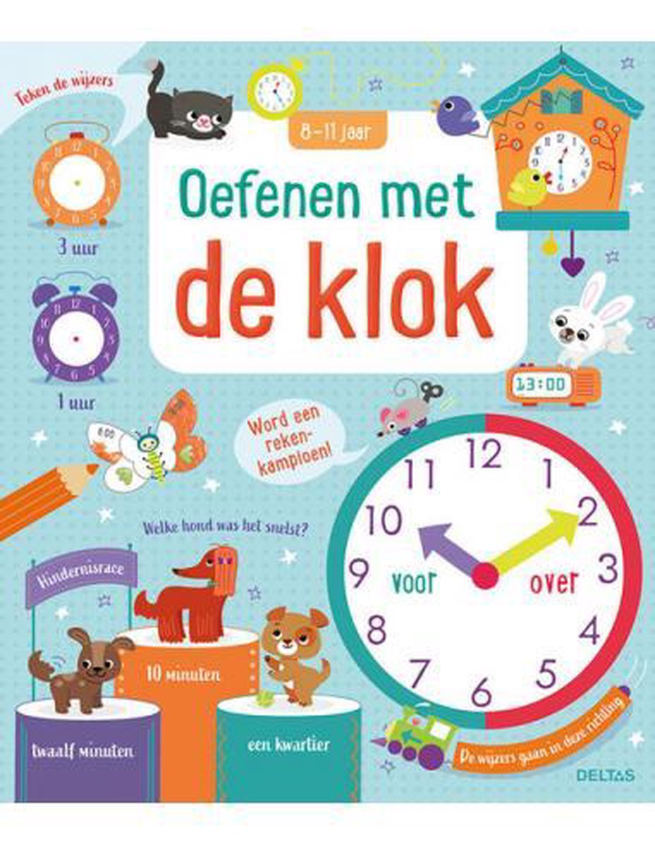Deltas Oefenen met de klok (8-11 j.)