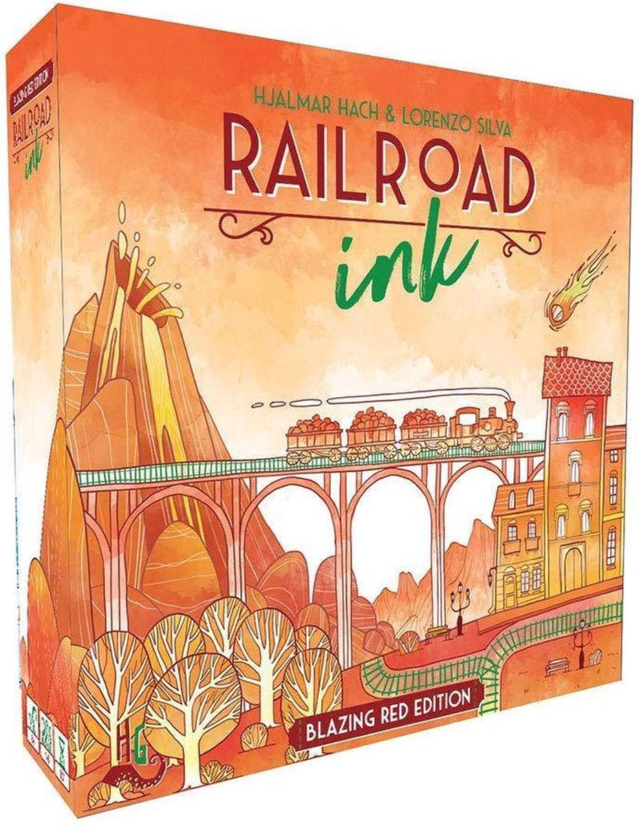 Asmodee Railroad Ink Red Blazing Red Edition - EN