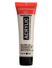 Acrylverf - 222 - Napels geel licht - Amsterdam - 20ml