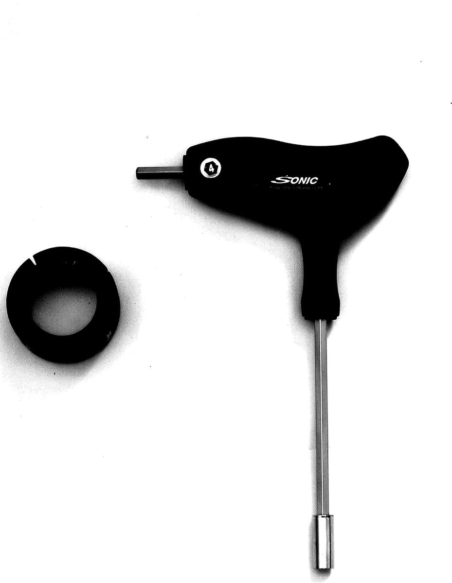 SONIC -ENTRETIENS  ET REPARATION - OUTIL DE VELO- CLE  A RAYONS-CLE CARREE 3.3 MM -OUTIL A RAYONS 4 DIMENSIONS