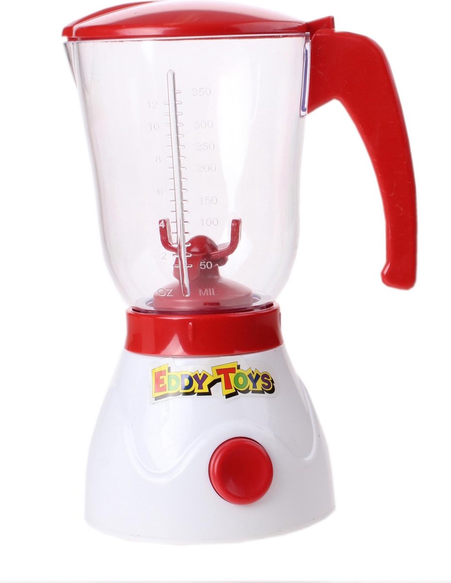 Eddy Toys Blender - Rood/wit - 21 Cm