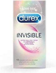 Durex - Durex Invisible Extra Lubricated - 10 stuks