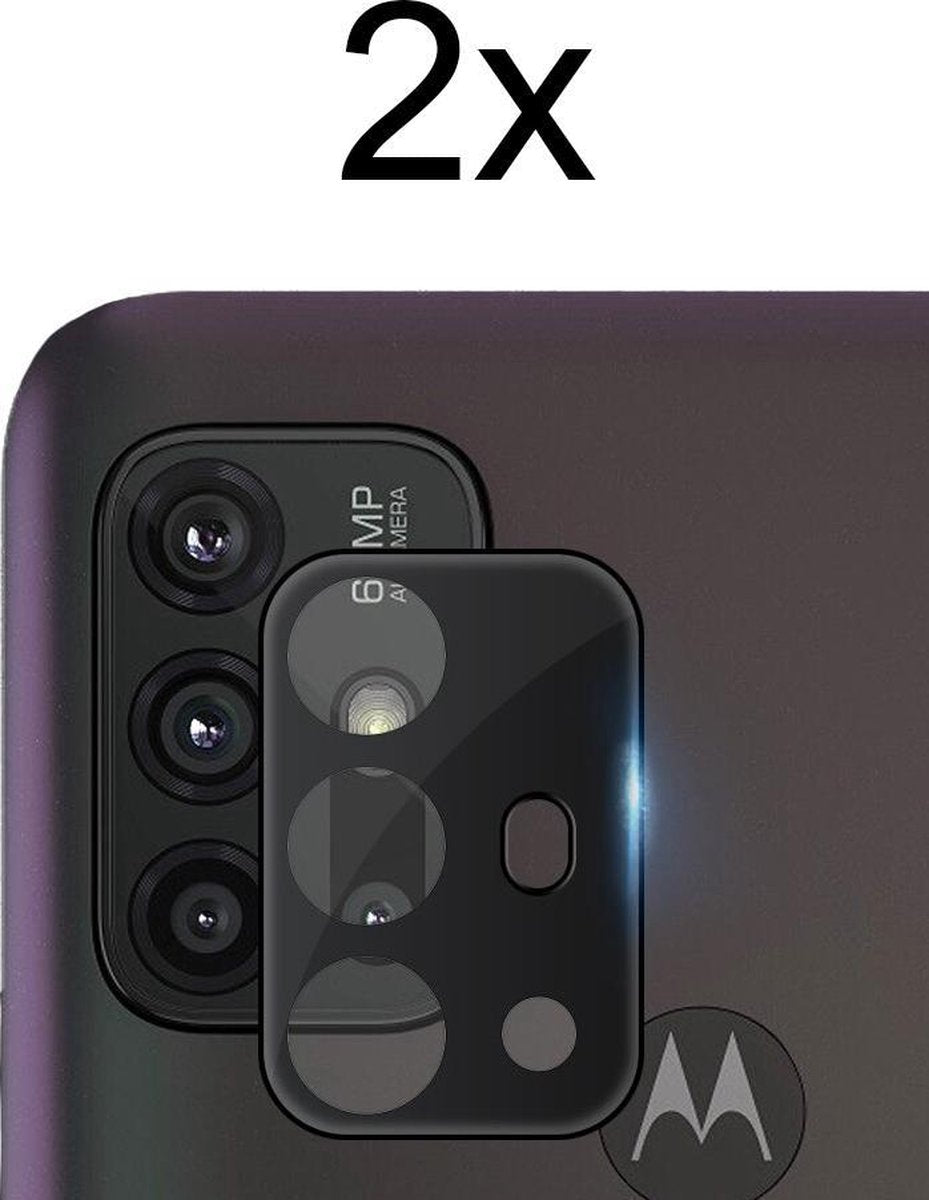 Motorola G10 Screenprotector - Camera Lens Screenprotector - 2x