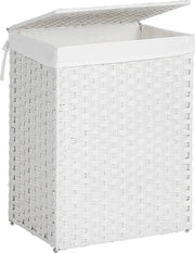 Nancy's Wasmand - Wassorteerder - Handgevlochten - 90L - Wit