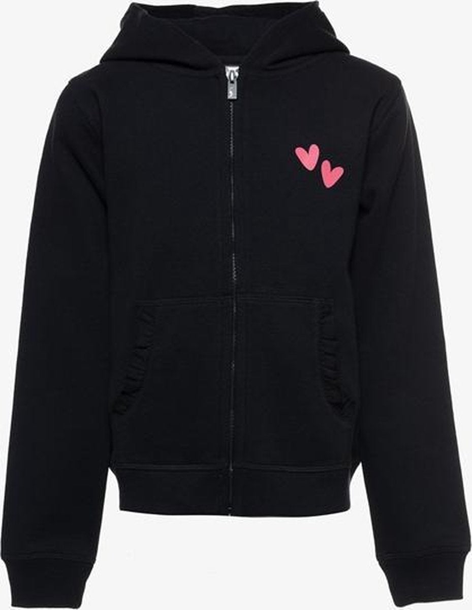 TwoDay meisjes vest - Zwart - Maat 170/176