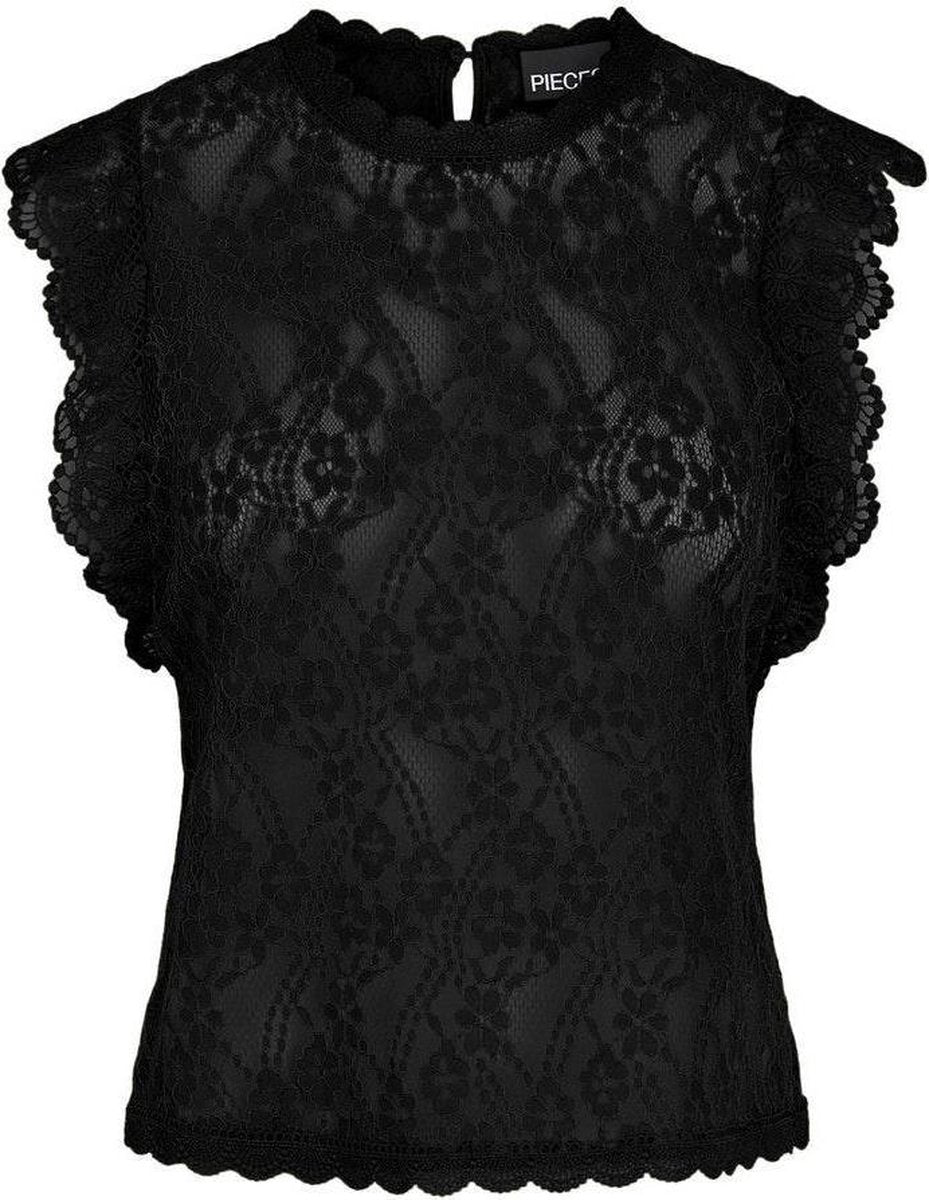 Pctallie Sl Lace Top 17113715 Black