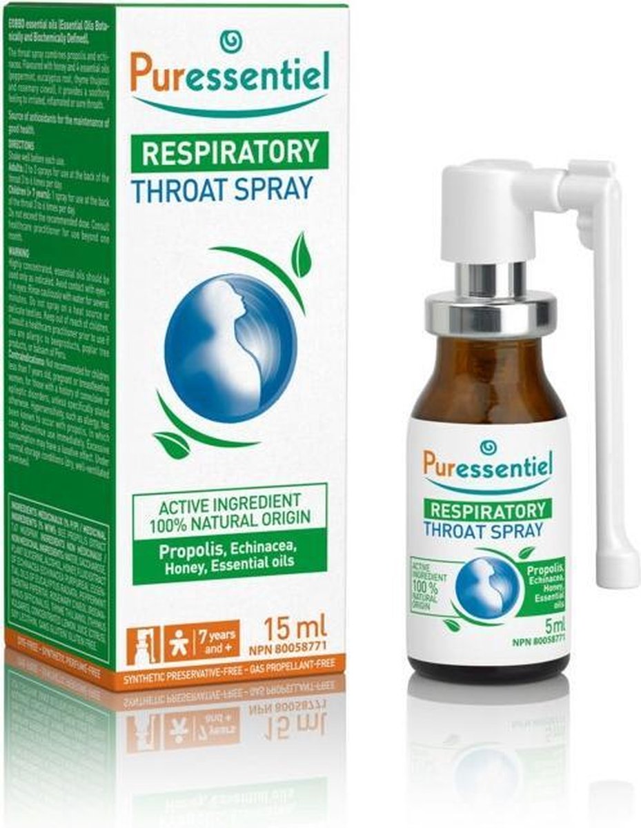 Puressentiel Throat Respiratory Spray 15ml