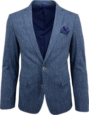 Ferlucci - Heren Colbert - Blauw Mêlee