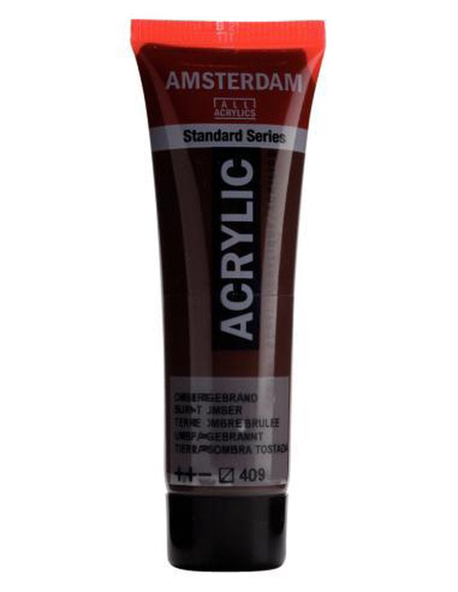 Acrylverf - 409 - Omber gebrand - Amsterdam - 20ml