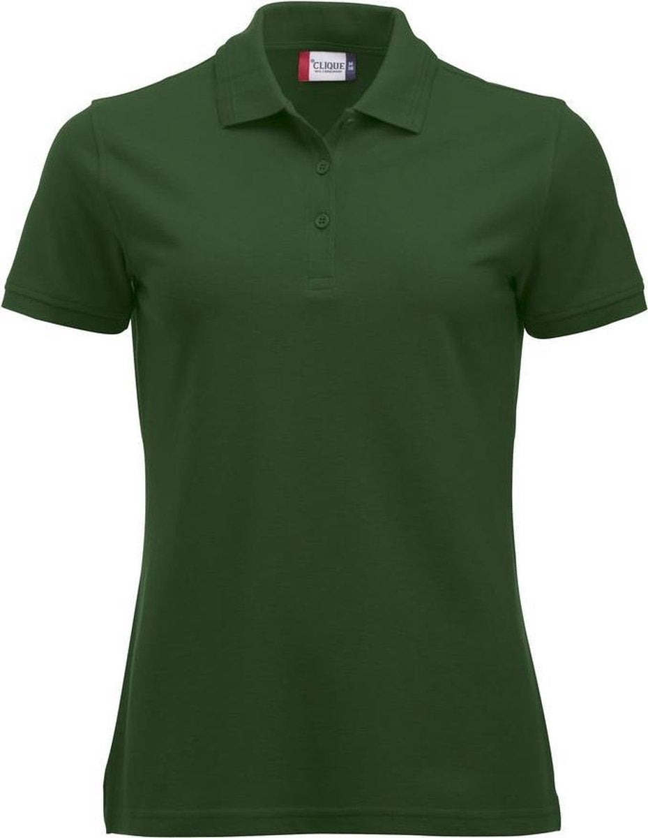 Manhattan dames polo flessengroen l