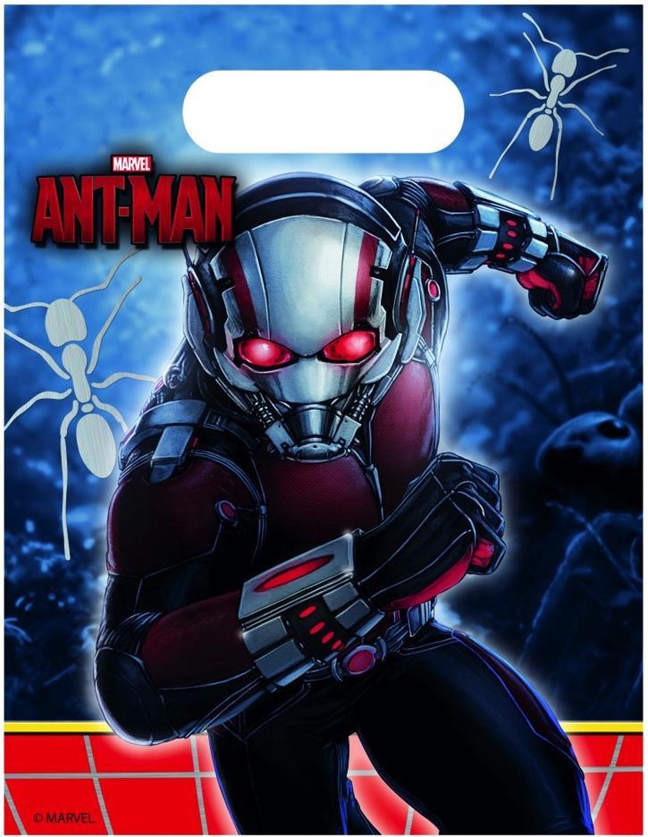 PROCOS - 6 Ant-Man cadeauzakjes - Decoratie > Wegwerp servies