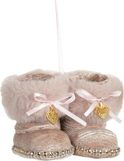 Clayre & Eef Decoratie Knuffel Slofjes TW0531 8*7*7 cm