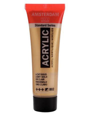 Acrylverf - 802 - Licht goud - Amsterdam - 20ml