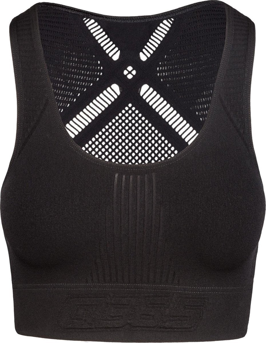 Q36.5 Naadloze Sport-BH - Zwart - XS/S