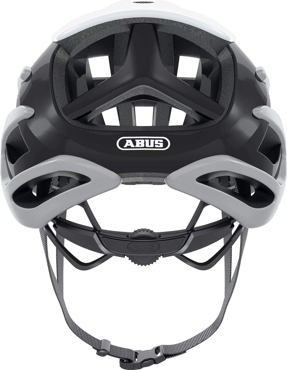 Abus AirBreaker Fietshelm - Maat  M (52-58 cm) - silverwhite