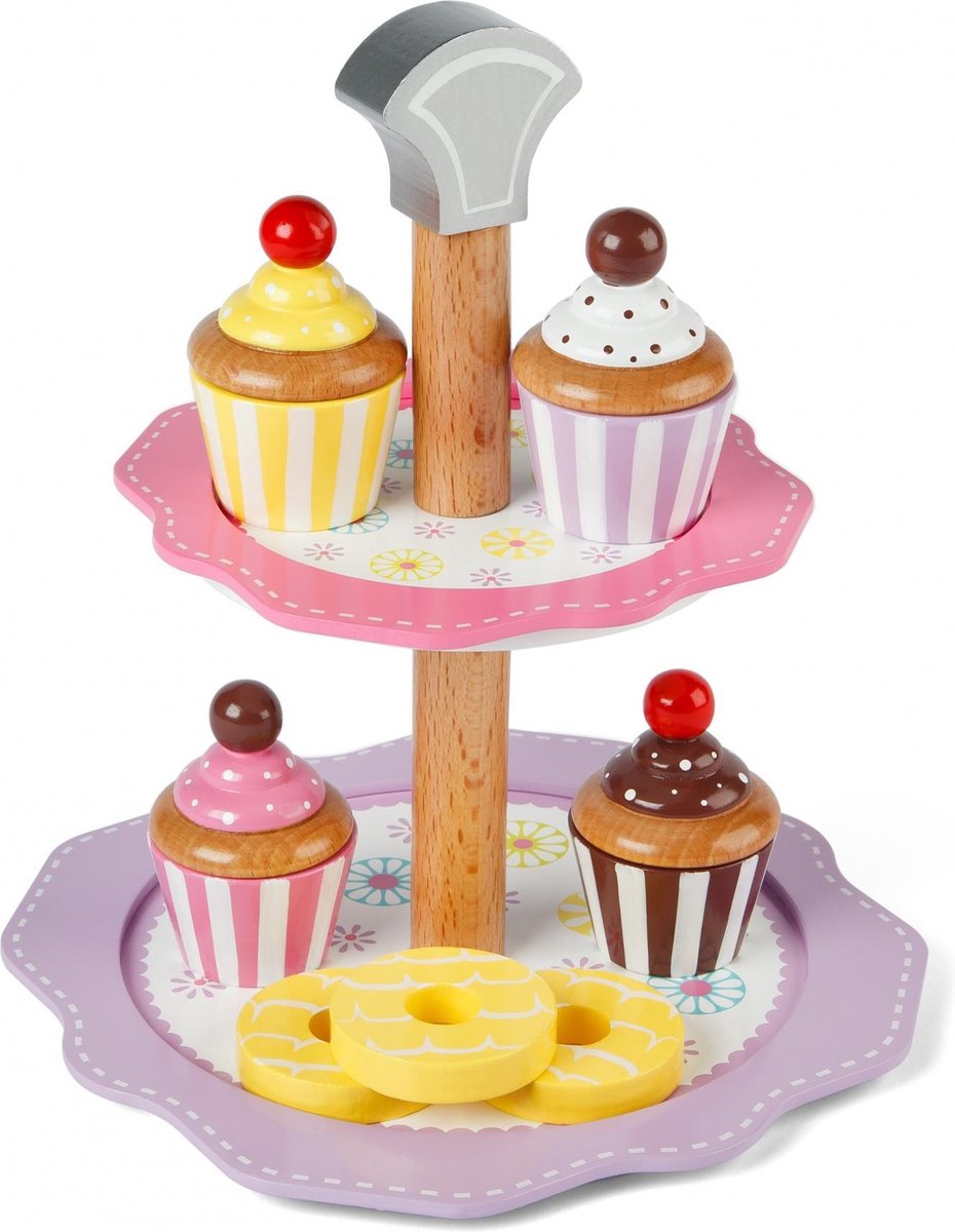 Tidlo houten gebakjes / taart standaard etagère