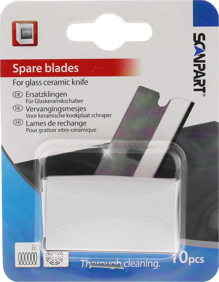 reservemessen keramische schraper 10 stuks