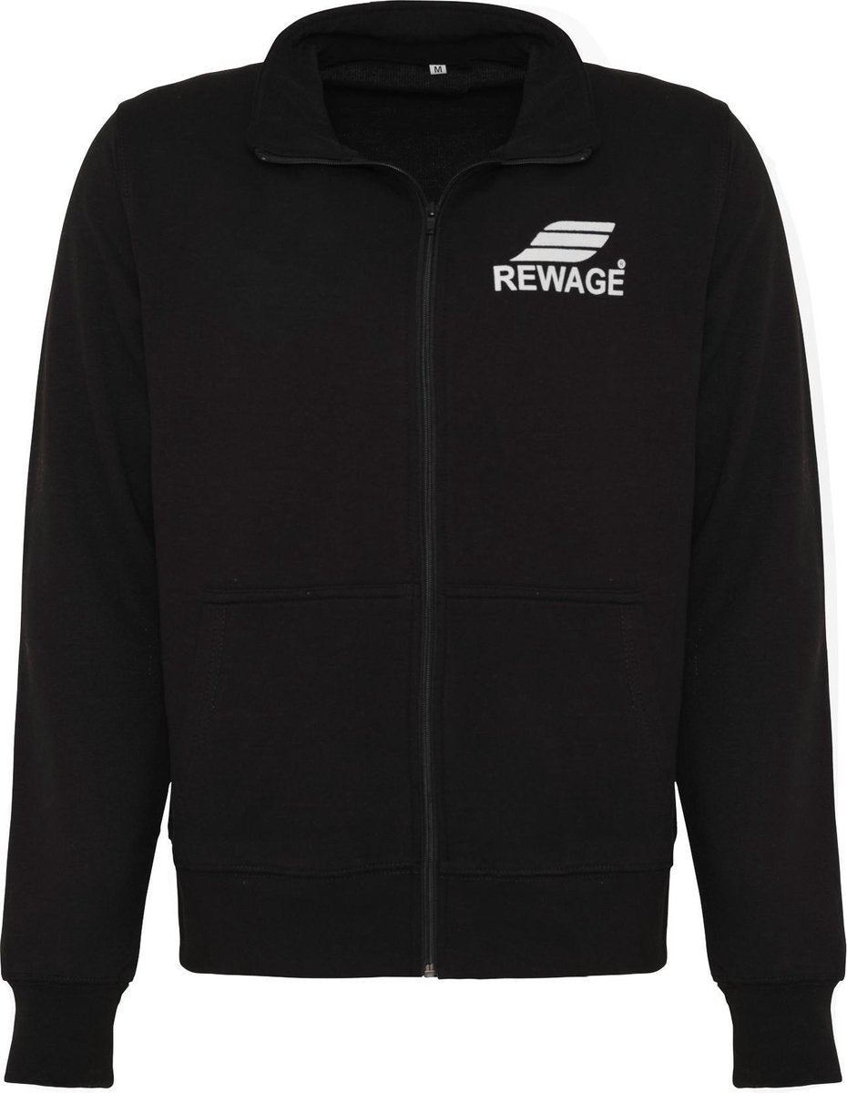 REWAGE Vest Met Rits Heren - Zwart - L