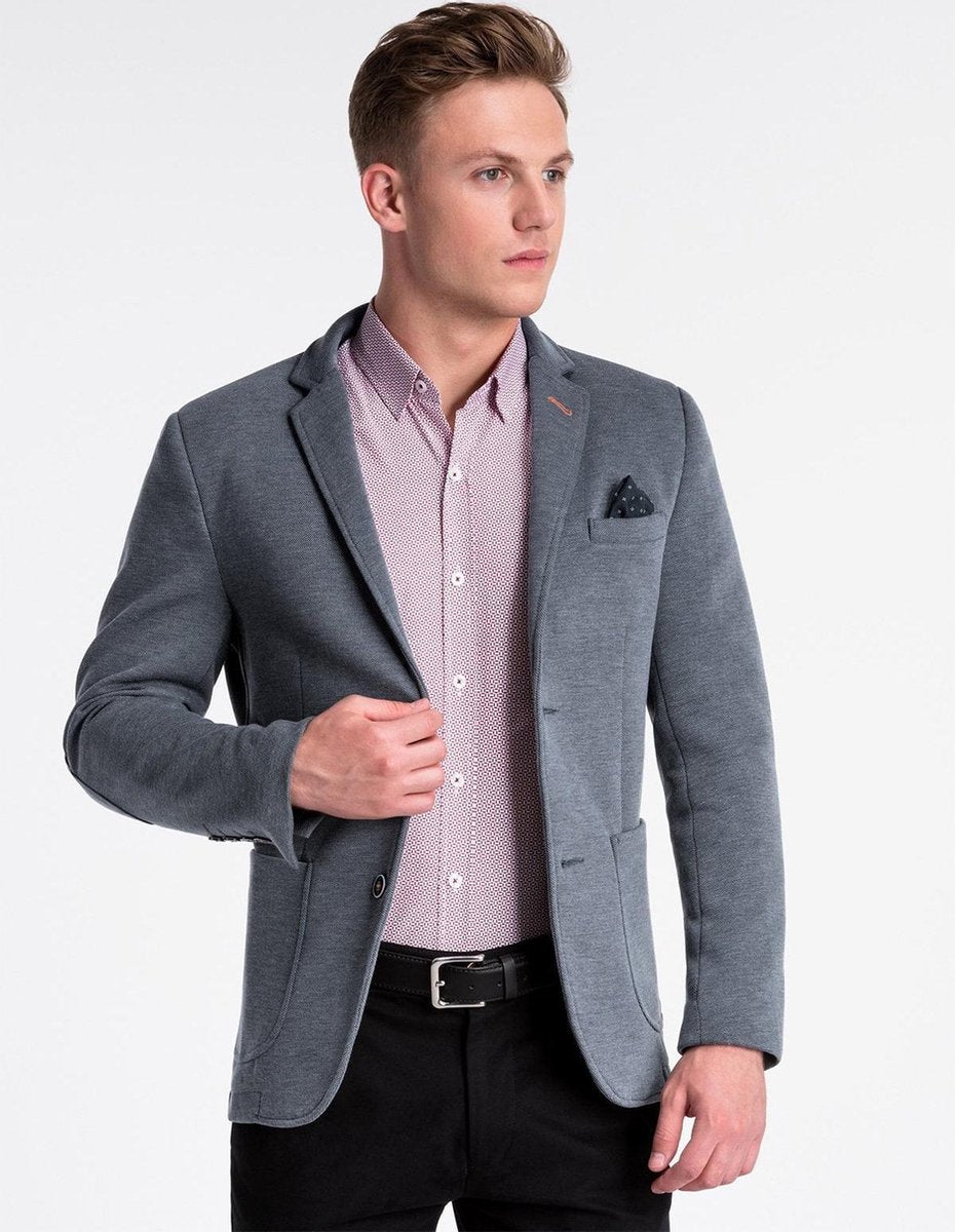Heren - Blazer - Zwart - M80
