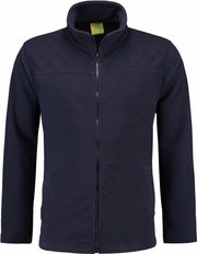 Navy fleece vest met rits voor volwassenen XL