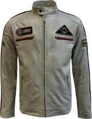 Heren leren bikerjack -Pablo - S