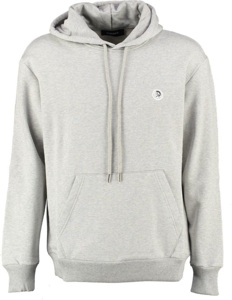 Diesel grijze oversized sweater hoodie - valt ruim - Maat S