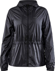 Craft Adv Charge Wind Jacket Sportjas Dames - Zwart - Maat L